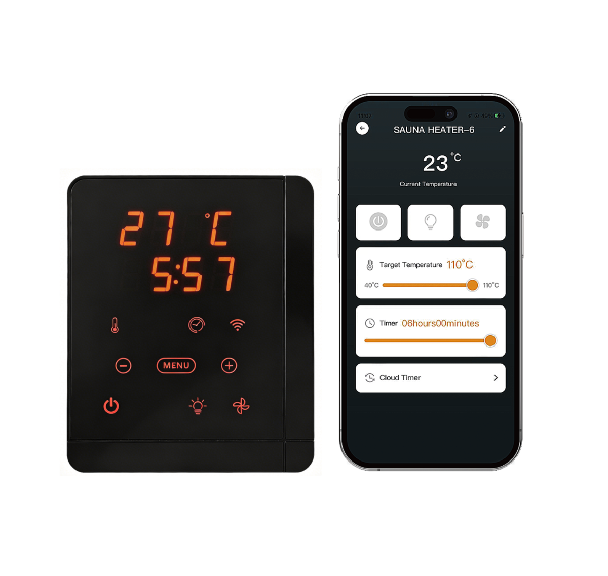 Sauna Controller - Classy (WIFI) Controller - 1
